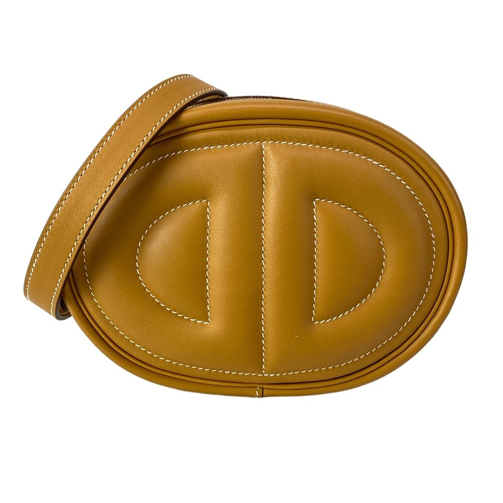 Hermès In the Loop Verseau Shoulder Bag Natural Sable Lime